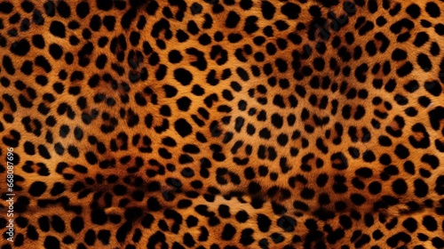 Seamless design with leopard s skin pattern