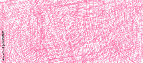 Abstract background drawn with pencil.
Pink doodles and strokes on transparent background
