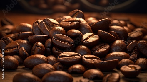 Unprocessed coffee seeds