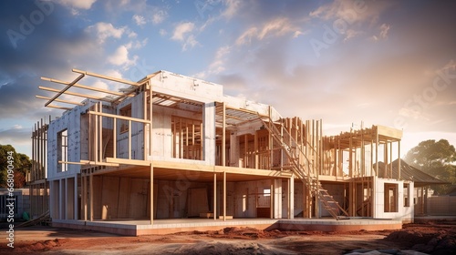 Under construction two stor...