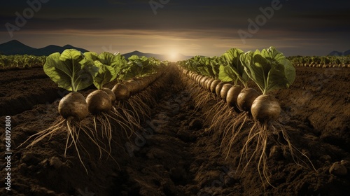 Sugar beets thrive in plant...