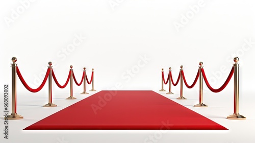 White background with a red...