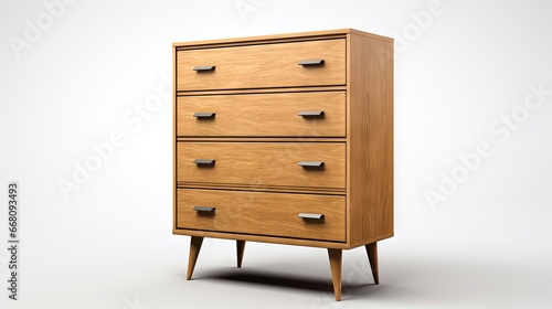 Wood dresser with mirror ma...