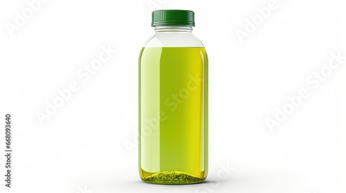 Tea in plastic bottle isola...