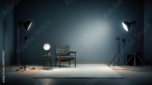 studio light stock photo