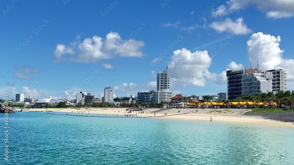 custom made wallpaper toronto digital沖縄 北谷西海岸アラハビーチの風景