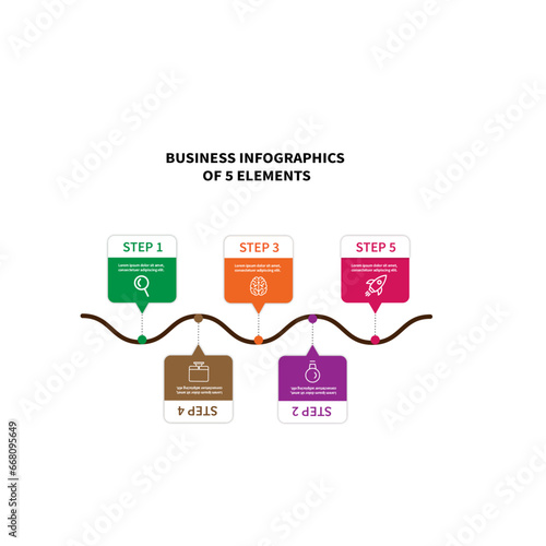 infographic social network concept