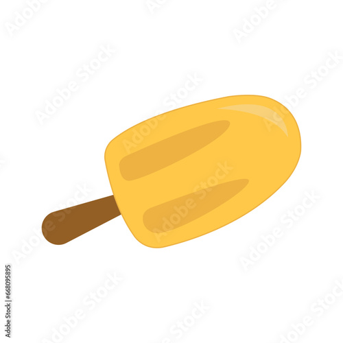 beach equipment in summer vector cartoon