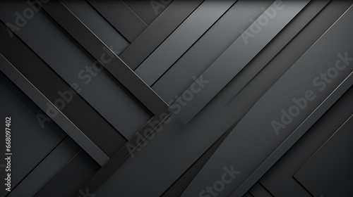 Futuristic Techscape: Abstract Grey and Black Background with Flat Design, Ideal for illustrations, High-tech visuals, Contemporary flat design