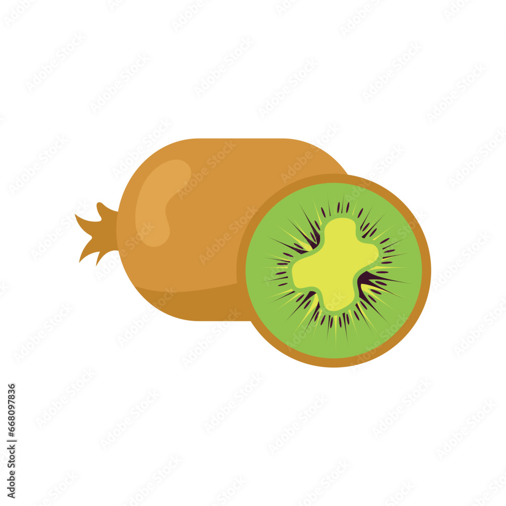 Obraz premium delicious fresh fruit cartoon vector