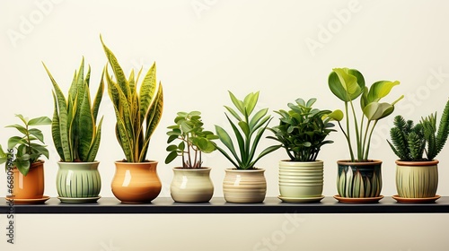 plant in a pot on a white background