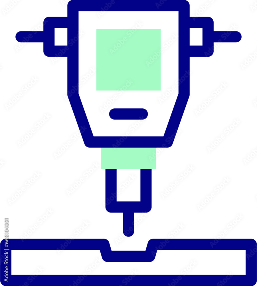 blue robot with sign blue robot with sign
