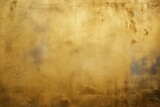 Golden paint on concrete textured background