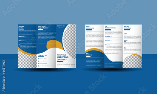 Professional Brochure Company Profile Like Bifold leaflet