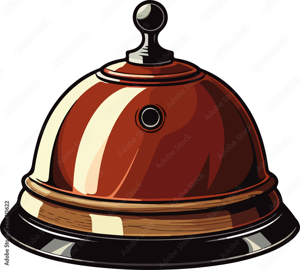 Naklejka premium Food Service Bell 