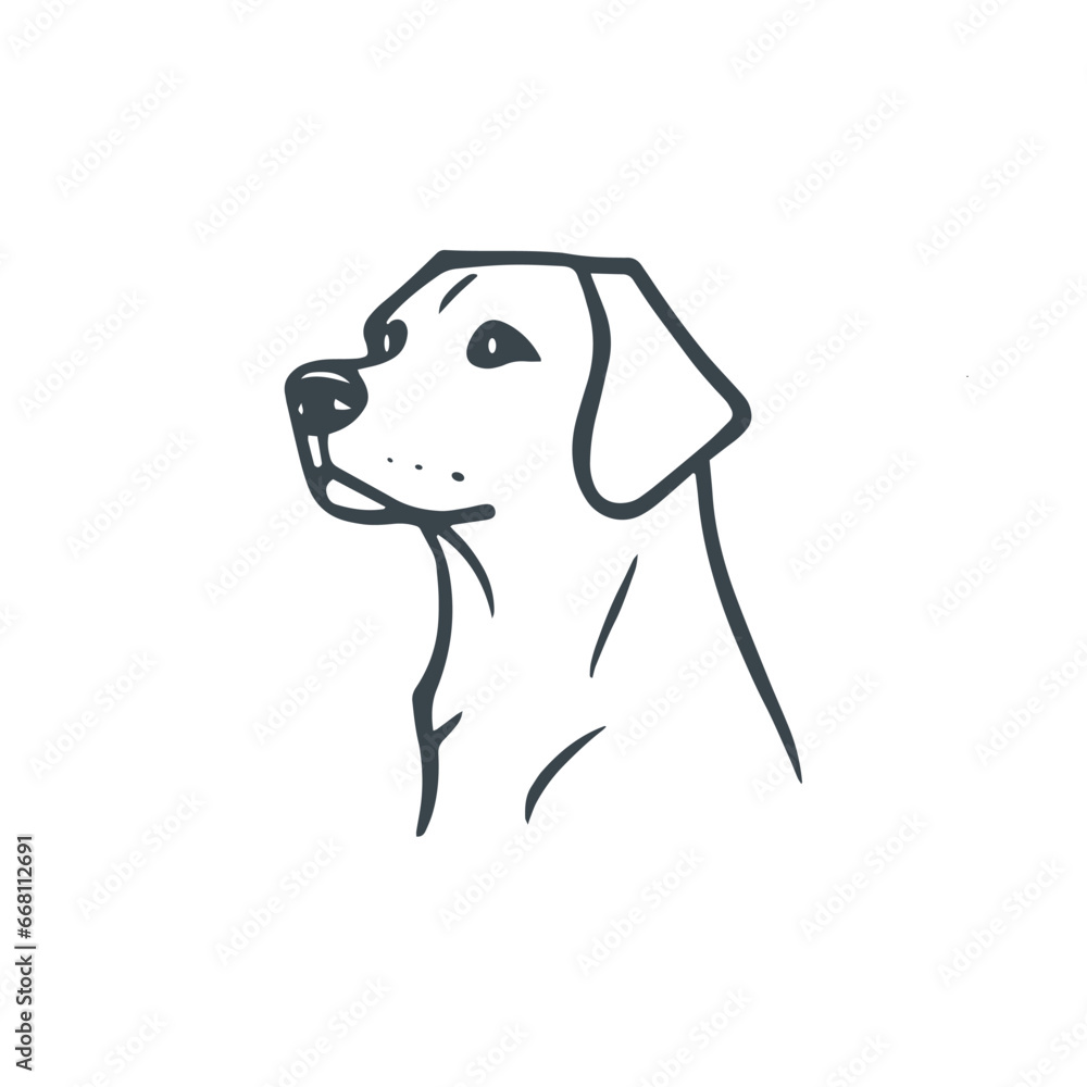 Dog symbolizing art design stock illustration Dog symbolizing art design stock illustration