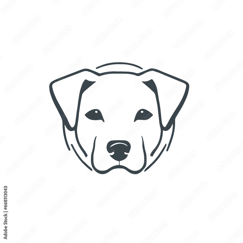 Dog symbolizing art design stock illustration Dog symbolizing art design stock illustration