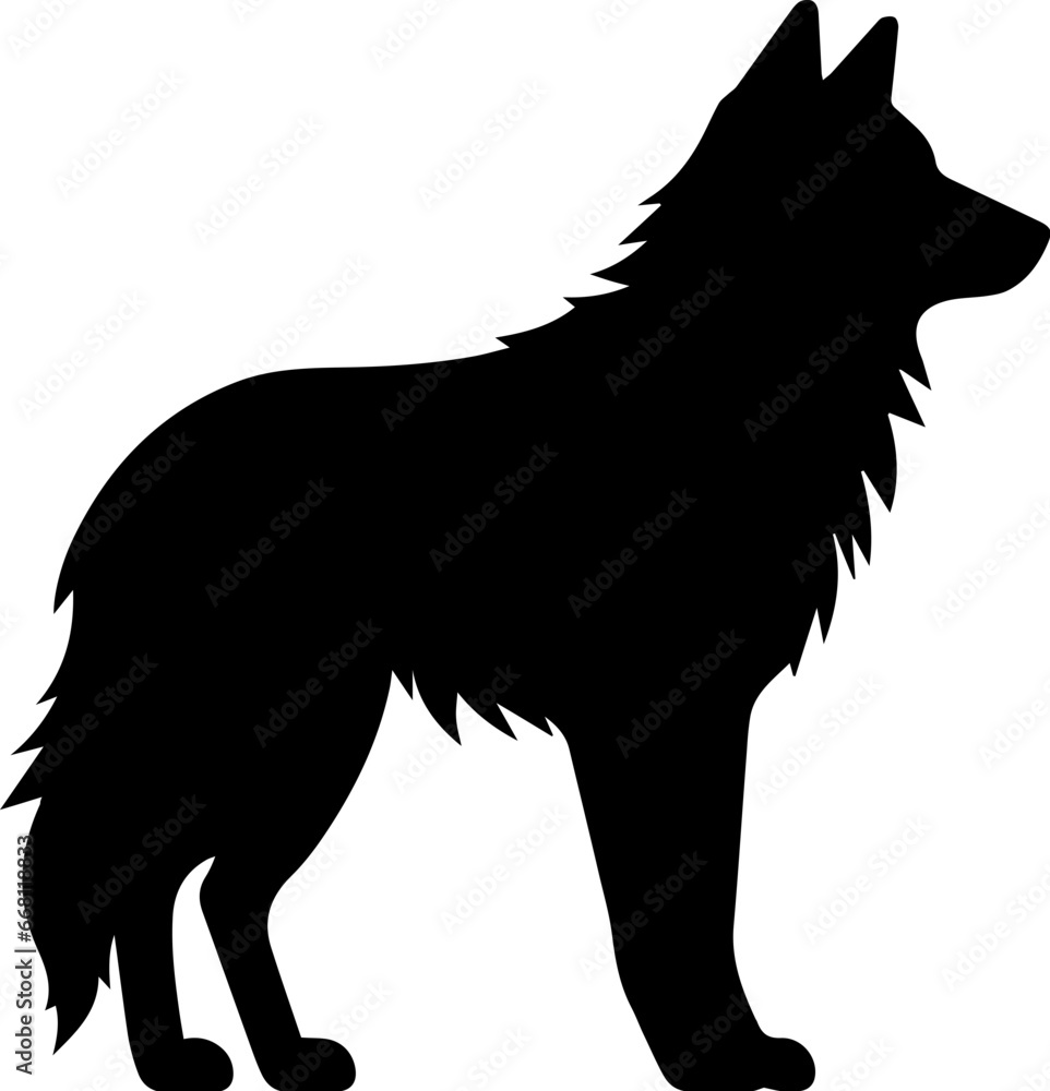 Wolf Silhouette Icon
