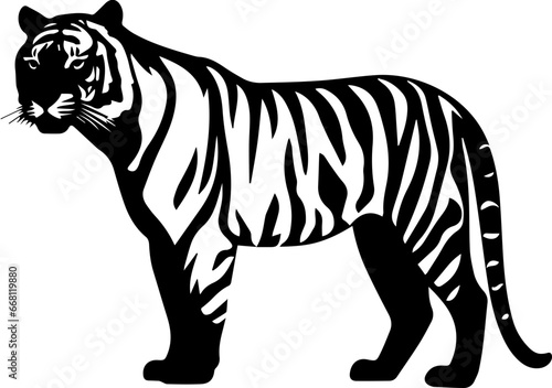 Tiger flat logo © Usman