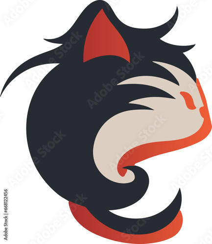 Cat logo icon