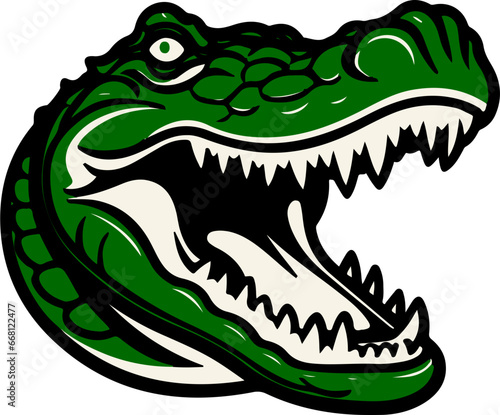 Crocodile head logo © Usman