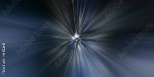 abstract blue background, Light in tunnel