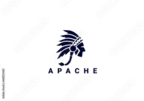 apache  apache logo  red indian  chief logo  warrior  warrior logo  apache rhino  