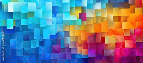 Abstract digital design with colorful modern graphics in the background