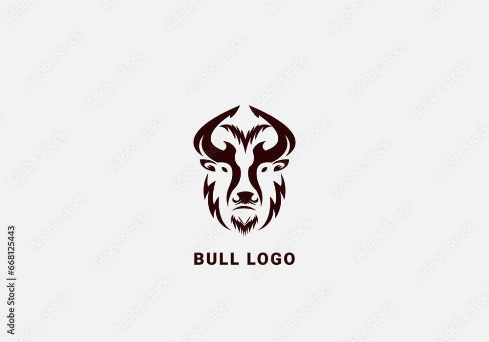 bull logo, bull head, bull, fighting, fighter bull, bull bear logo
