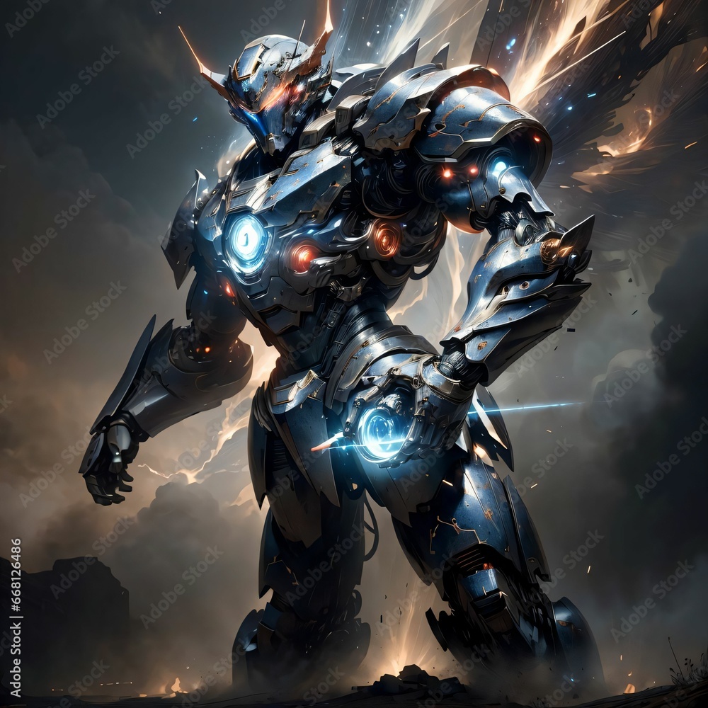 Fototapeta premium cyber robot