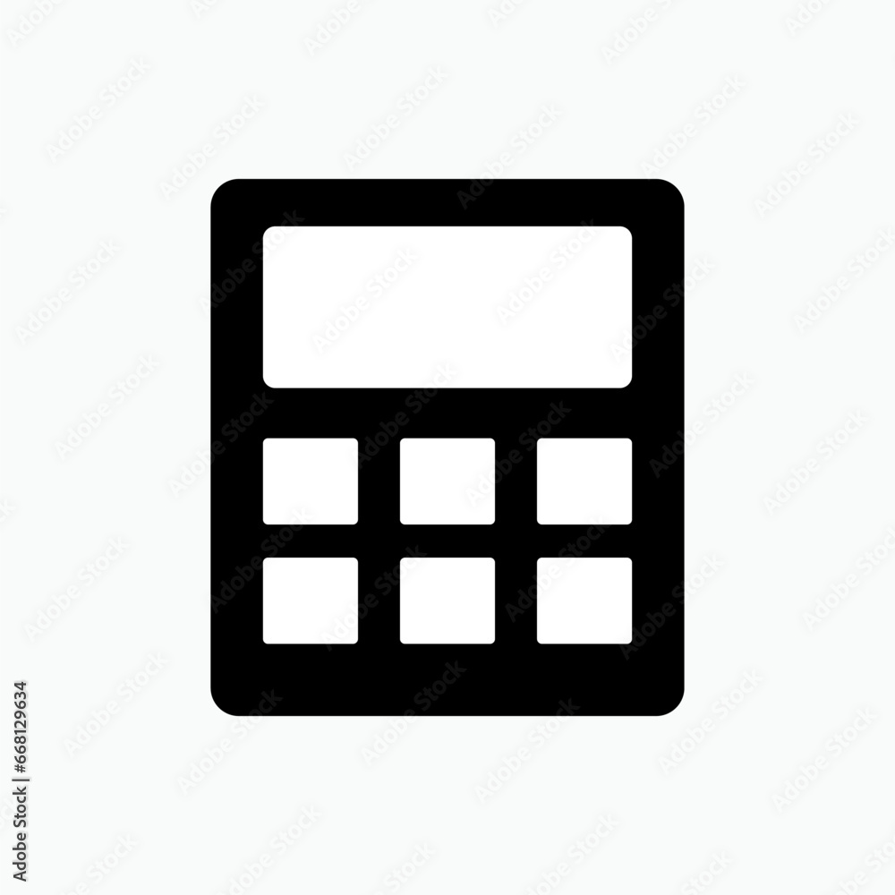 Calculator Icon. Math, Cashier. Calculate, Accounting Symbol Calculator Icon. Math, Cashier. Calculate, Accounting Symbol