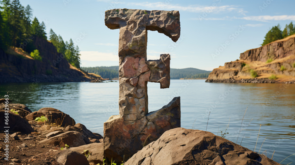 Fototapeta premium Djungle Floral Letter E