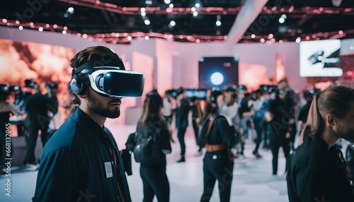 Immersive VR and AR at Bustling Tech Expo