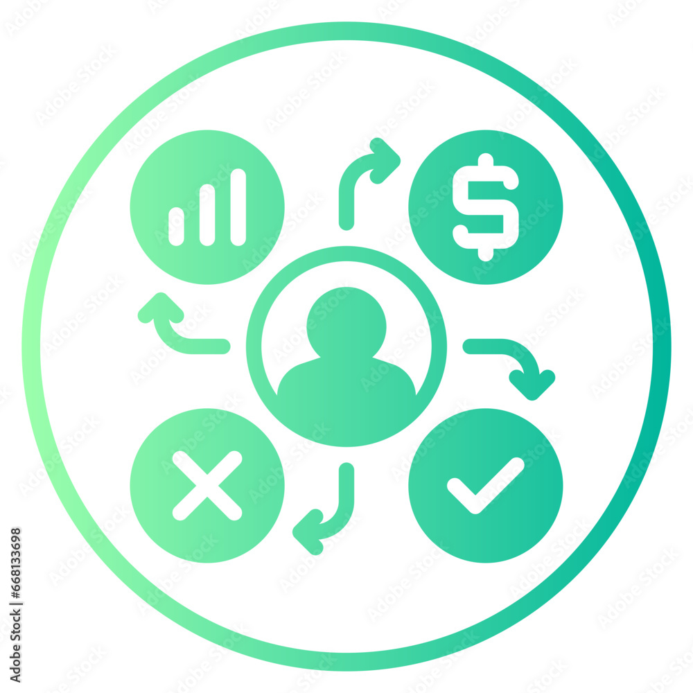 empeloye gradient icon