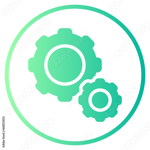 processing gradient icon