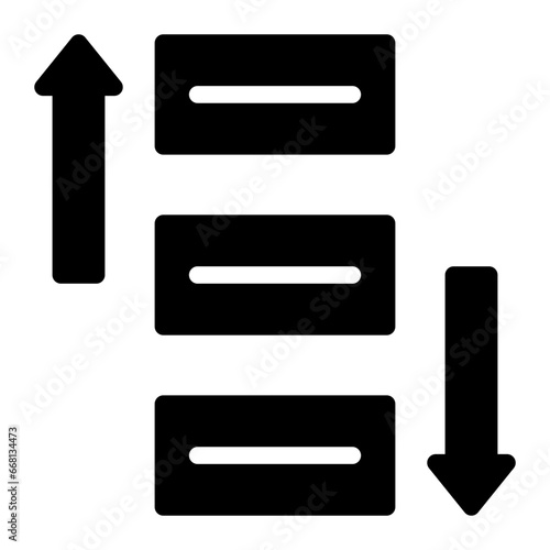 prioritize glyph icon