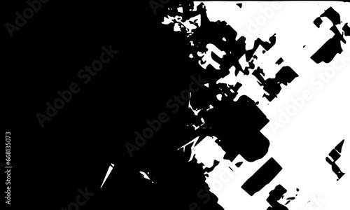 Abstract shapes, spots. Grunge texture. Vector background