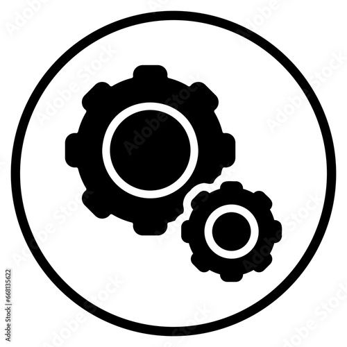 processing glyph icon