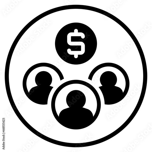 profits glyph icon
