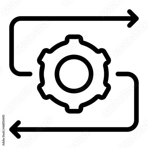 repeat line icon