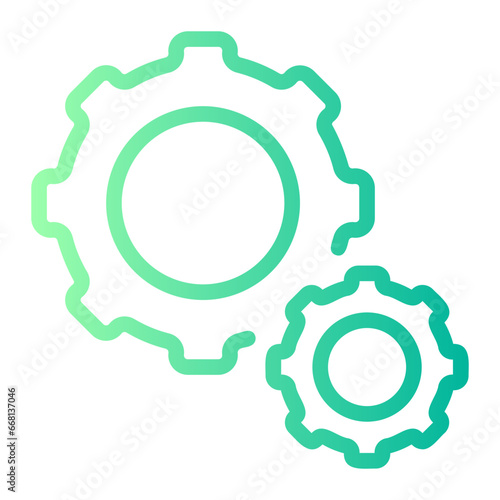 processing gradient icon