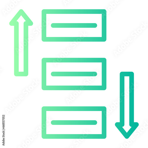 prioritize gradient icon