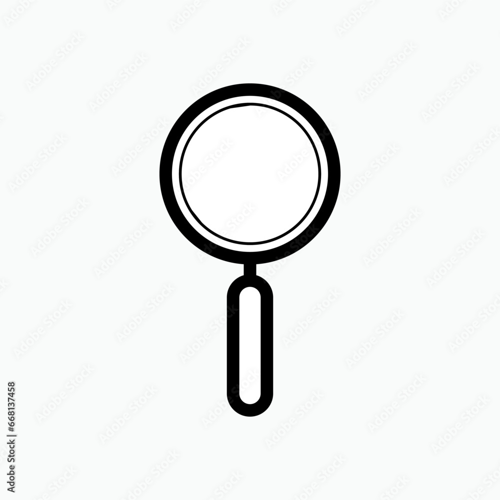 Magnifier Icon - Vector, Search Sign, Symbol to Find. Applied for Design, Presentation, Website or Apps Elements. Magnifier Icon - Vector, Search Sign, Symbol to Find. Applied for Design, Presentation, Website or Apps Elements.