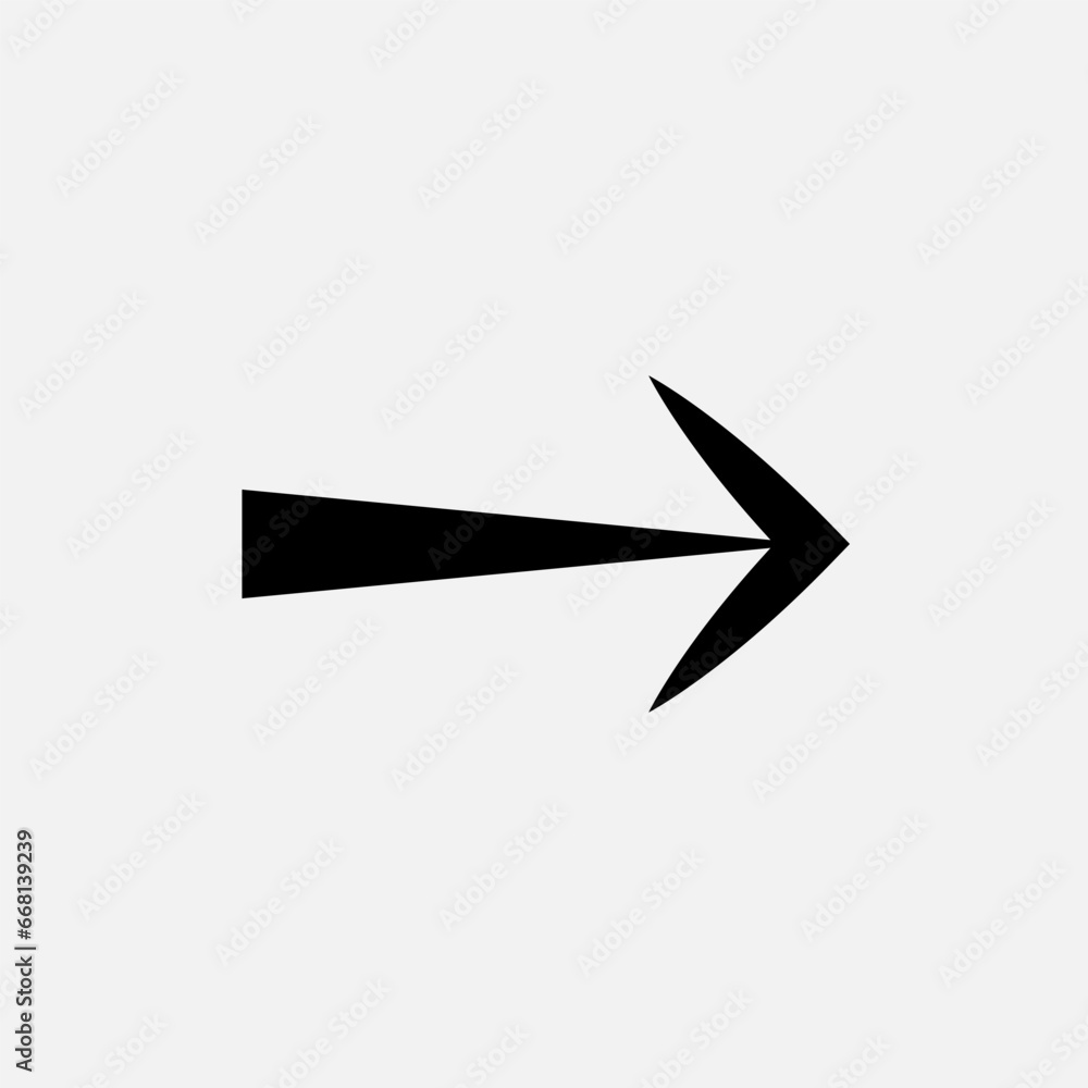 Right Arrow Icon. Flow Direction Symbol. Right Arrow Icon. Flow Direction Symbol.