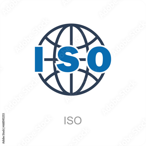 ISO and file icon concept