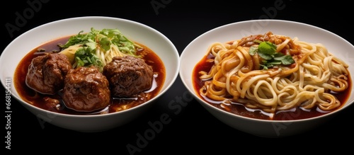 Beef ball noodle soup in Phuket