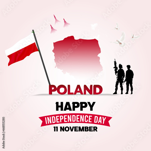 Poland Independence Day social media post