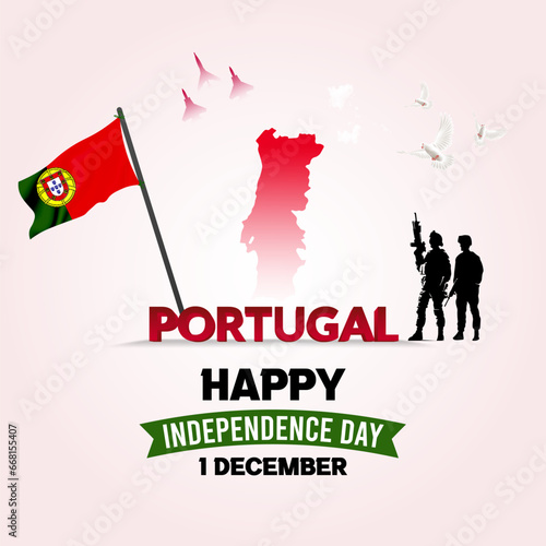 Portugal Independence Day social media post