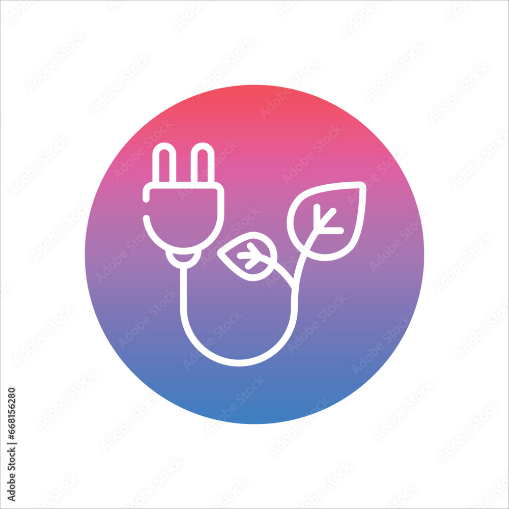 Eco Energy icon vector stock illustration Eco Energy icon vector stock illustration