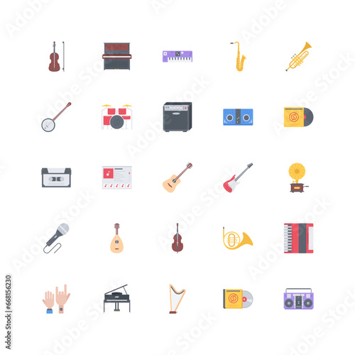 music icon set